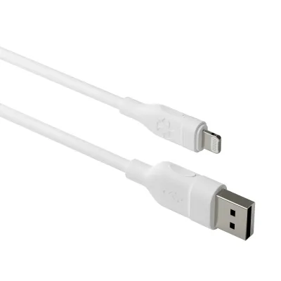 dbramante1928 - Kábel USB-A/Lightning, 12 W, re-charge, 1,2 m, biela