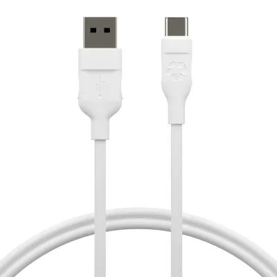 dbramante1928 - Kábel USB-C/USB-A, 18 W, re-charge, 2,5 m, biela