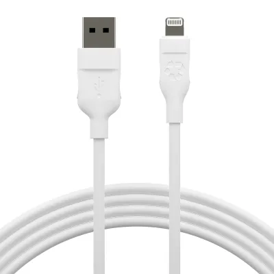 dbramante1928 - Kábel USB-A/Lightning, 12 W, re-charge, 2,5 m, biela
