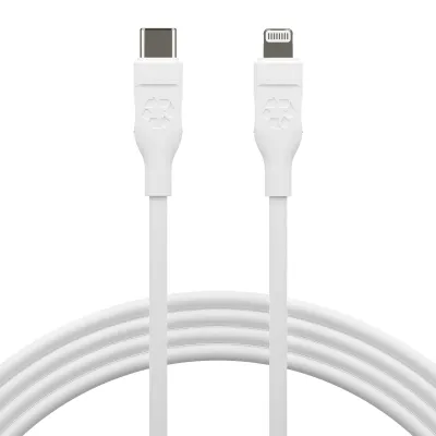 dbramante1928 - Kábel USB-C/Lightning, 30 W, re-charge, 2,5 m, biela