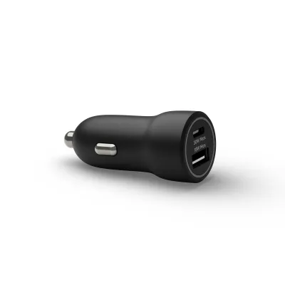 dbramante1928 - Autoadaptér re-charge USB-A/USB-C, 30 W, čierna