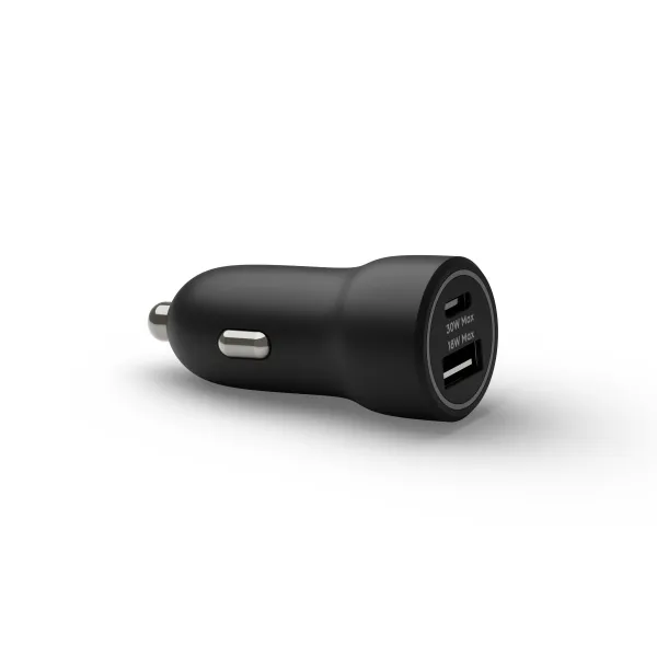 dbramante1928 - Autoadaptér re-charge USB-A/USB-C, 30 W, čierna