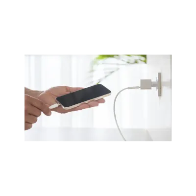 dbramante1928 - Cestovný adaptér re-charge GaN USB-C, 20 W, biela