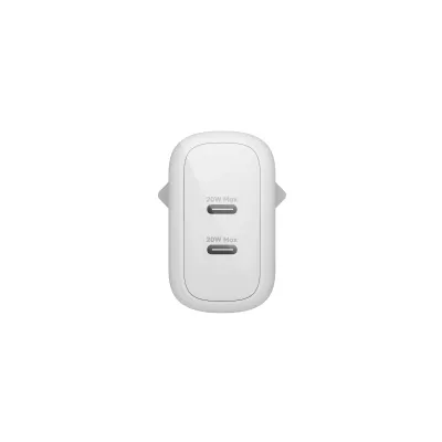 dbramante1928 - Cestovný adaptér re-charge GaN 2x USB-C, 2x 20 W, biela