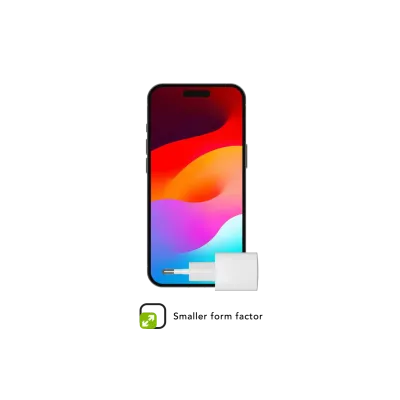 dbramante1928 - Cestovný adaptér re-charge GaN USB-C, 25 W, biela