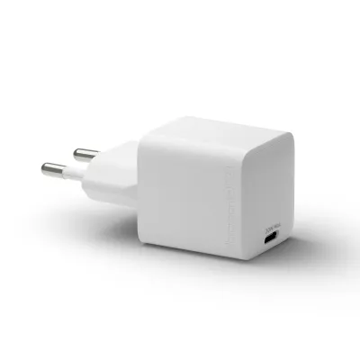 dbramante1928 - Cestovný adaptér re-charge GaN USB-C, 30 W, biela