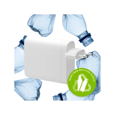 dbramante1928 - Cestovný adaptér re-charge GaN 2x USB-C/USB-A, 140 W/100 W/18 W, biela
