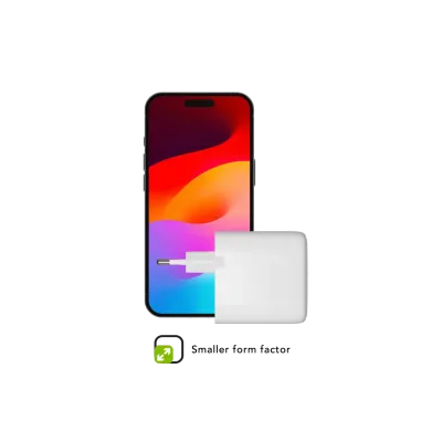 dbramante1928 - Cestovný adaptér re-charge GaN USB-C, 65 W, biela