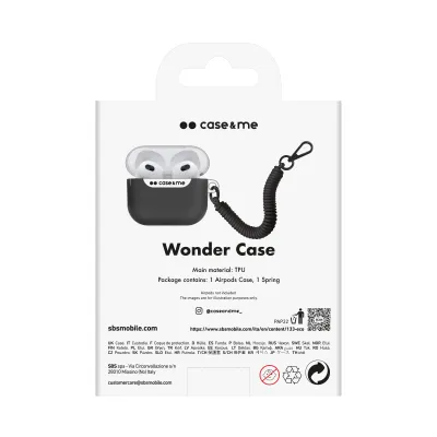 case&me - Puzdro Wonder pre AirPods 3, čierna