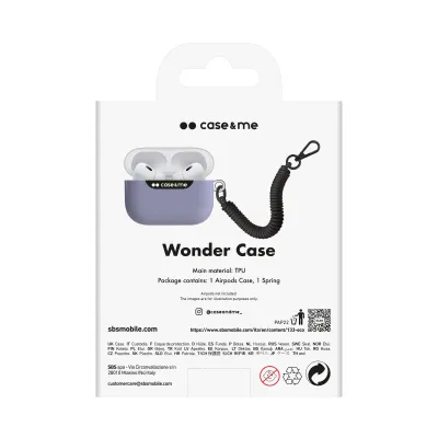 case&me - Puzdro Wonder pre AirPods Pro/Pro 2, lavender
