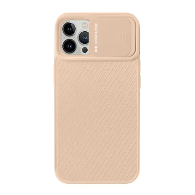case&me - Puzdro Wavy Slide pre iPhone 12 Pro Max, salmone