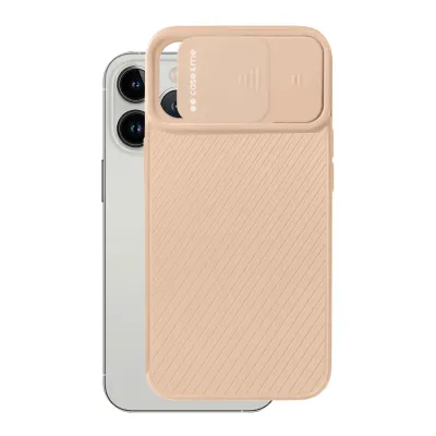 case&me - Puzdro Wavy Slide pre iPhone 12 Pro Max, salmone