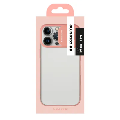 case&me - Puzdro Slide pre iPhone 11 Pro, salmone