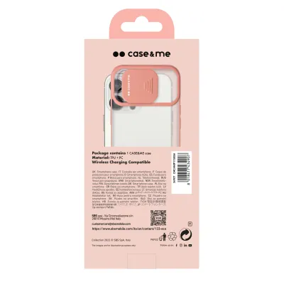 case&me - Puzdro Slide pre iPhone 11 Pro, salmone