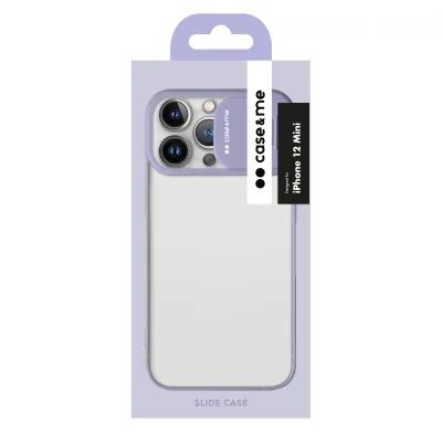 case&me - Puzdro Slide pre iPhone 12 mini, salmone