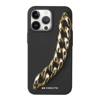 case&me - Puzdro Classy String pre iPhone 11 Pro, čierna