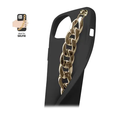 case&me - Puzdro Classy String pre iPhone 13 mini, čierna