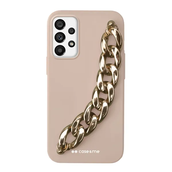 case&me - Puzdro Classy String pre Samsung Galaxy A13 4G, fialová