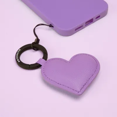 case&me - Prívesok Amelie Charm Heart, lavender