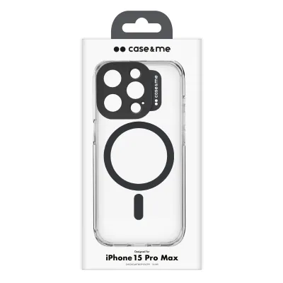 case&me - Puzdro MagColor pre iPhone 15 Pro Max, čierna