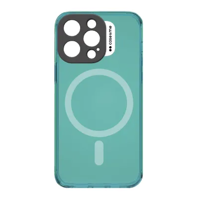 case&me - Puzdro Neon s MagSafe pre iPhone 14 Pro, modrá