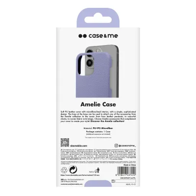case&me - Puzdro Amelie pre iPhone 14 Pro Max, lavender