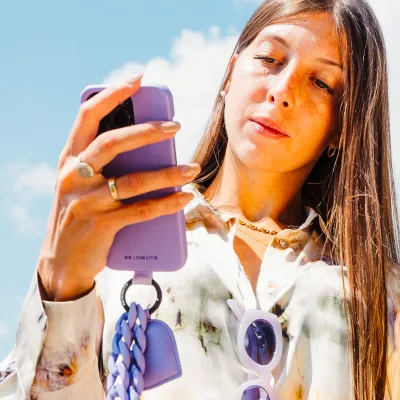 case&me - Puzdro Amelie pre iPhone 15, lavender