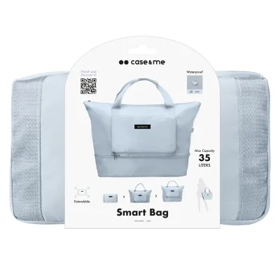 case&me - Taška Smart Bag, svetlá modrá