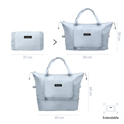 case&me - Taška Smart Bag, svetlá modrá