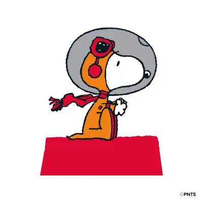 case&me - Držiak Snappy pre smartfóny, kompatibilný s MagSafe, Snoopy Astronaut