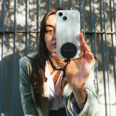 case&me - Náhrdelník Simply Lace pre smartfóny, čierna