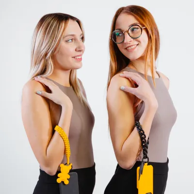 case&me - Náramok Amelie Lace, čierna