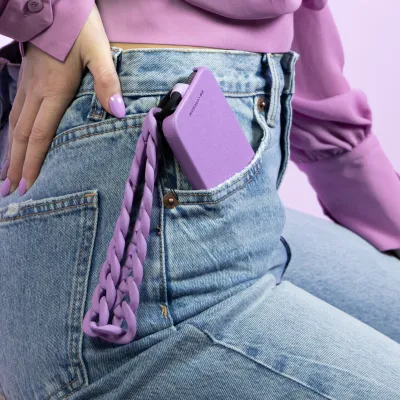 case&me - Náramok Amelie Chain, lavender