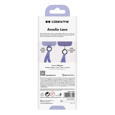 case&me - Náramok Amelie Lace, lavender