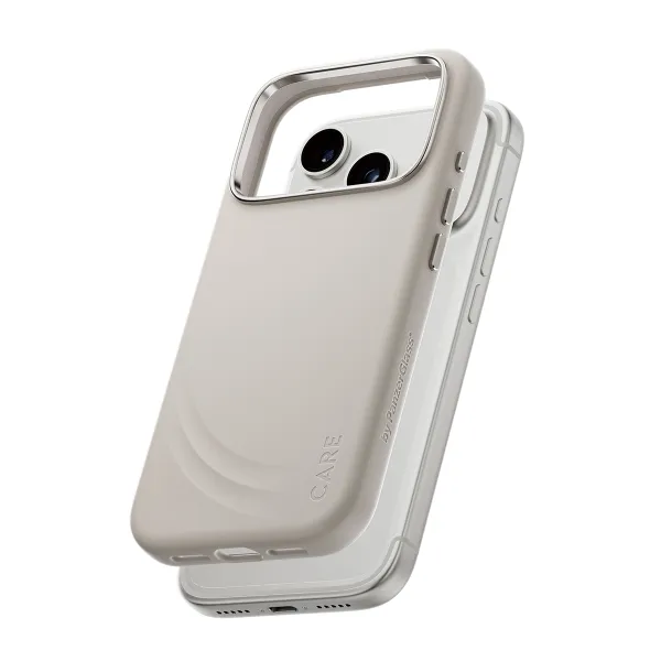 CARE - Puzdro FLOW s MagSafe pre iPhone 17 Pro, vanilla