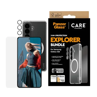 PanzerGlass - Bundle Explorer 3v1 pre Samsung Galaxy S26