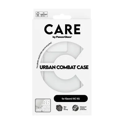 CARE - Puzdro Urban Combat pre Xiaomi 15C 5G, transparentná