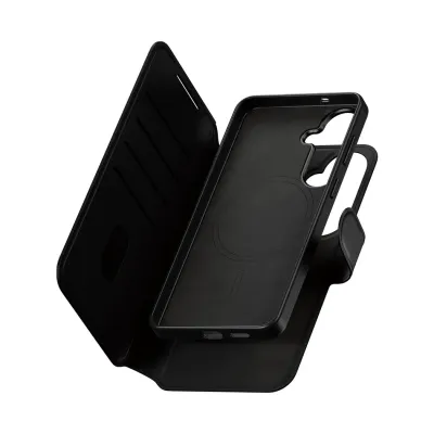 CARE - Puzdro Tango Wallet Two-In-One s QI pre Samsung Galaxy S26+, čierna