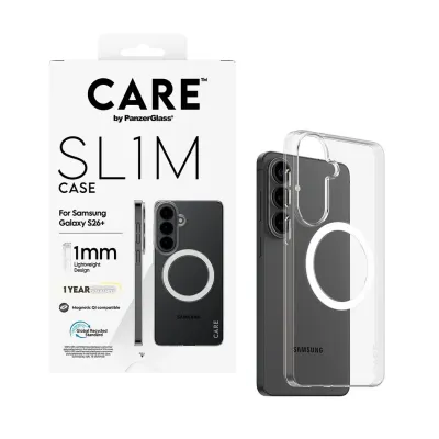 CARE - Puzdro SL1M pre Samsung Galaxy S26+, transparentná