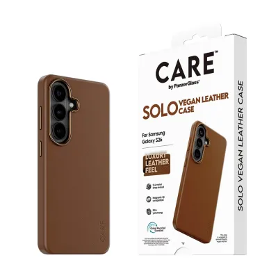 CARE - Puzdro Solo pre Samsung Galaxy S26, hnedé