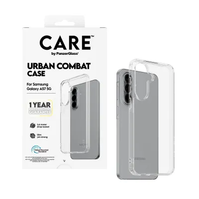 CARE - Puzdro Urban Combat pre Samsung Galaxy A57, transparentná