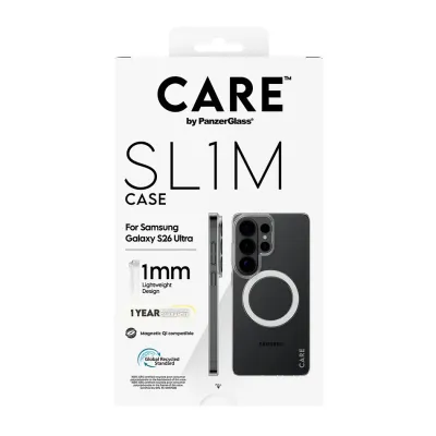 CARE - Puzdro SL1M pre Samsung Galaxy S26 Ultra, transparentná