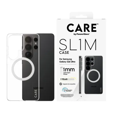 CARE - Puzdro SL1M pre Samsung Galaxy S26 Ultra, transparentná