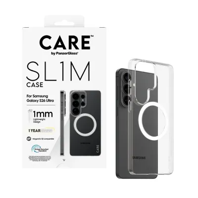CARE - Puzdro SL1M pre Samsung Galaxy S26 Ultra, transparentná