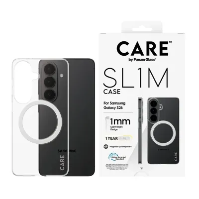 CARE - Puzdro SL1M pre Samsung Galaxy S26, transparentná