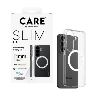 CARE - Puzdro SL1M pre Samsung Galaxy S26, transparentná