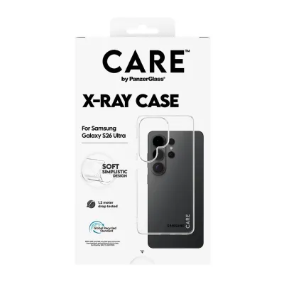 CARE - Puzdro X-Ray pre Samsung Galaxy S26 Ultra, transparentná