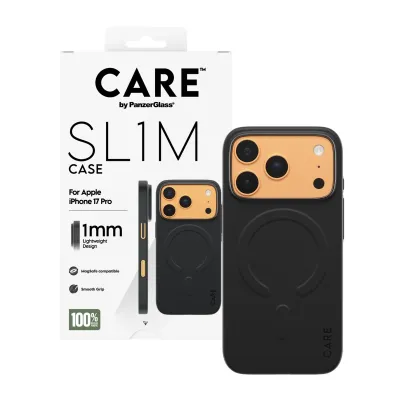 CARE - Puzdro SL1M pre Apple iPhone 17 Pro, čierna