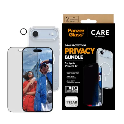 PanzerGlass - Bundle 3v1 Privacy pre iPhone 17 Air