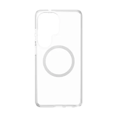 CARE - Puzdro Urban Explorer s bielym QI pre Samsung Galaxy S26 Ultra, transparentná